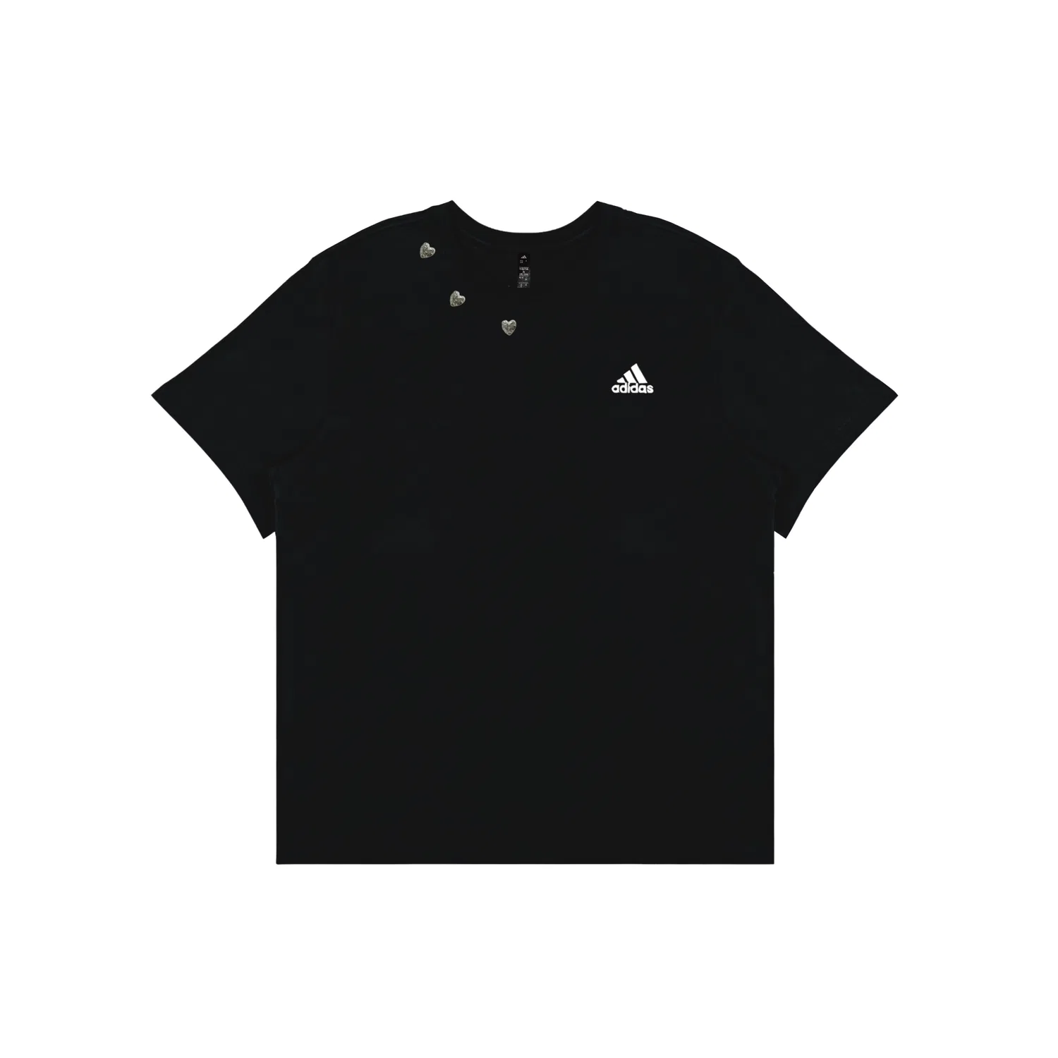 Футболка с принтом Adidas MUST HAVES черная — фото 3