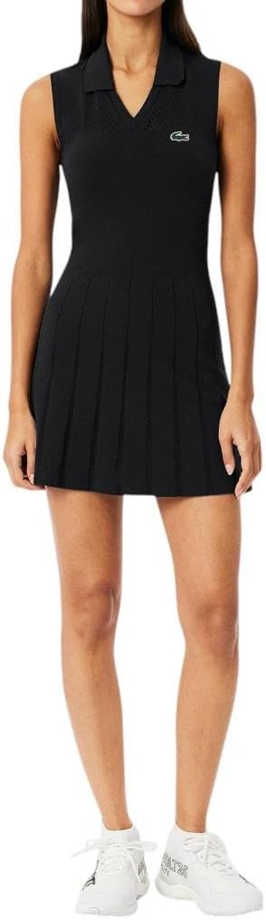 

Женское спортивное теннисное платье и шорты Lacoste Sport Stretch, Black/Black