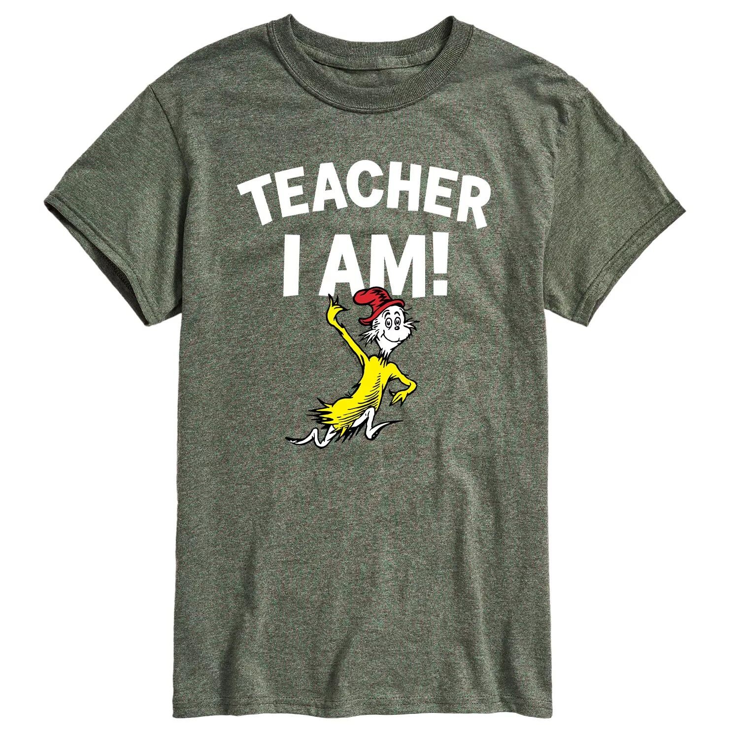 

Мужская футболка Dr. Seuss Teacher I Am Tee Licensed Character