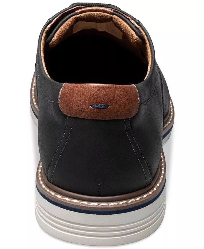 Мужские оксфорды из норфолкской кожи с простым носком Florsheim, черный — фото 3