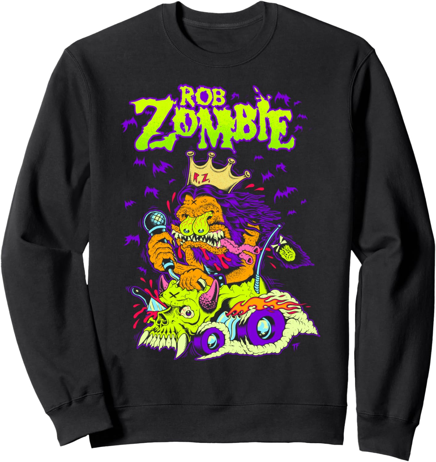 

Роб Зомби - Толстовка King Freak Rob Zombie, черный
