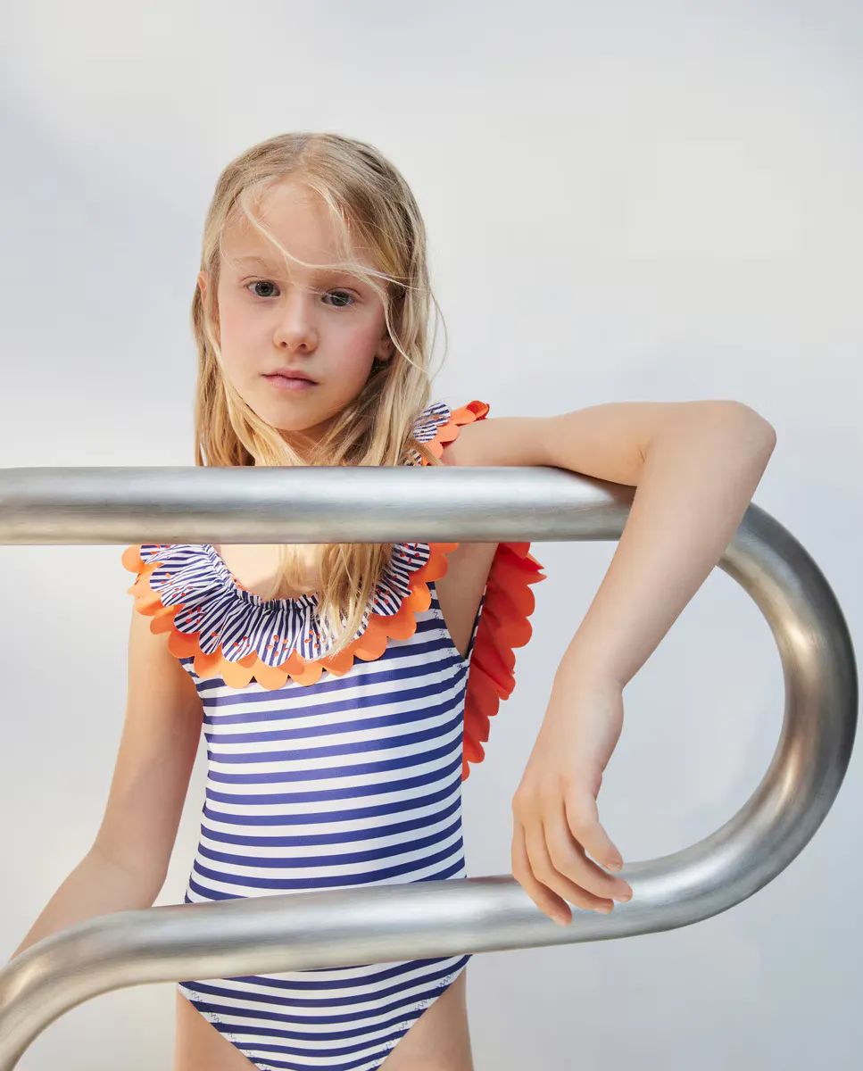 

Детский купальник с принтом Kids El Corte Inglés, синий