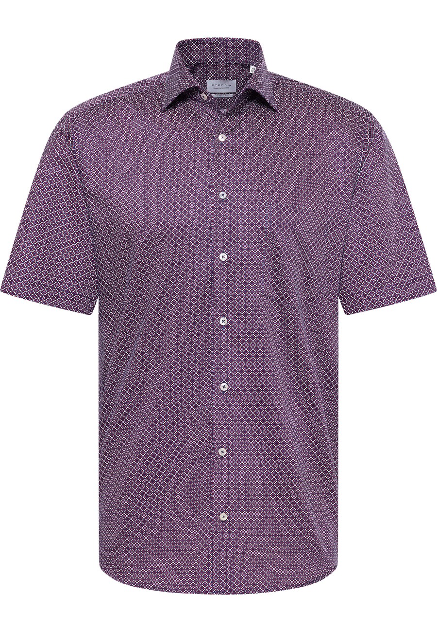 

Рубашка на пуговицах классического кроя ETERNA, фиолетовый
