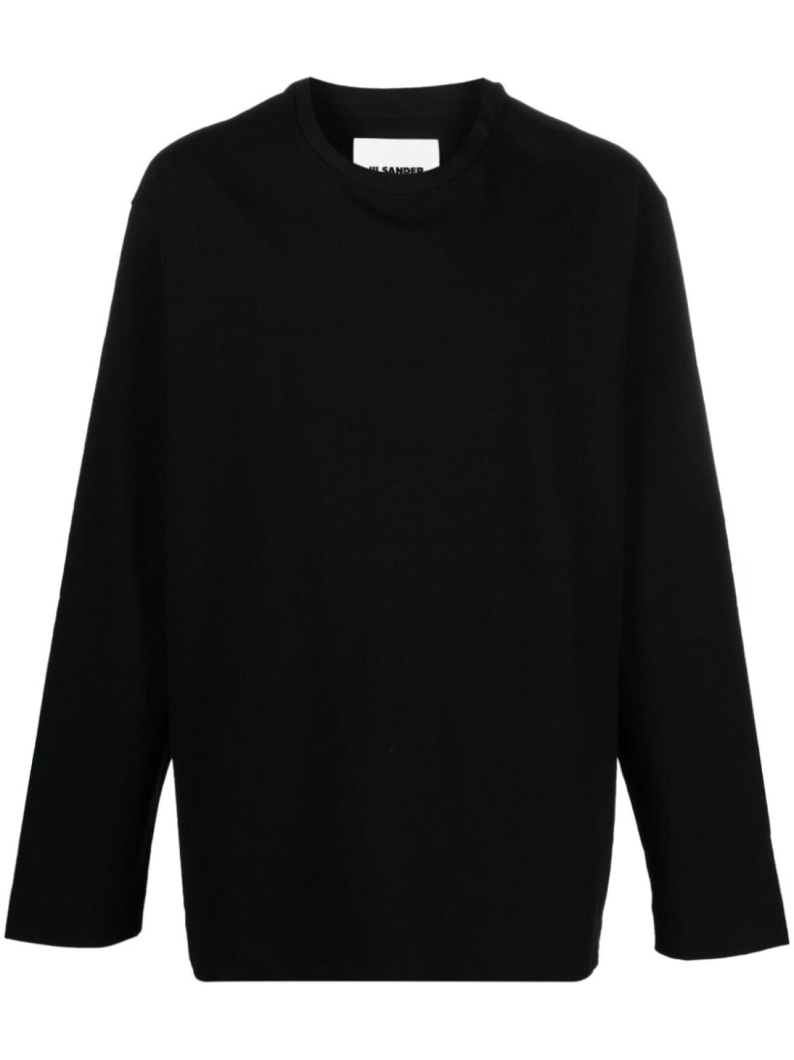 

Jil Sander футболка с разрезами, черный