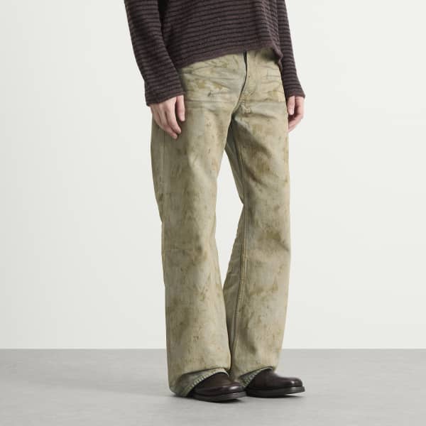 202M джинсы из денима Klondike Wash Acne Studios, sand бежевый — фото 2