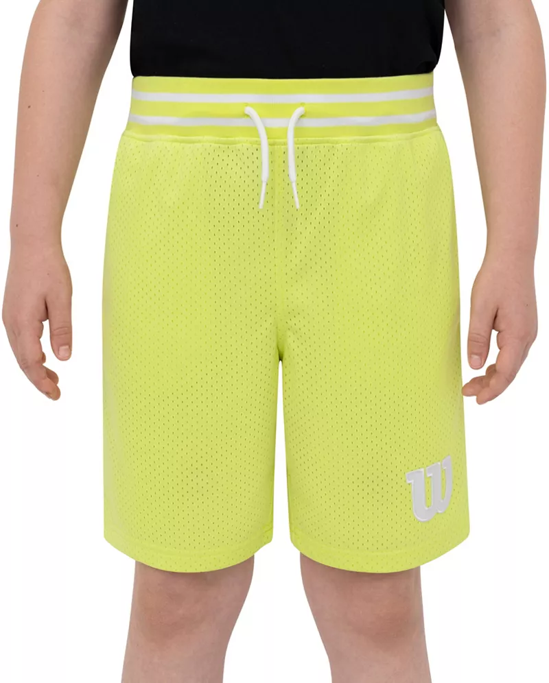 

Сетчатые шорты Wilson с открытыми отверстиями для мальчиков, цвет Sunny Lime