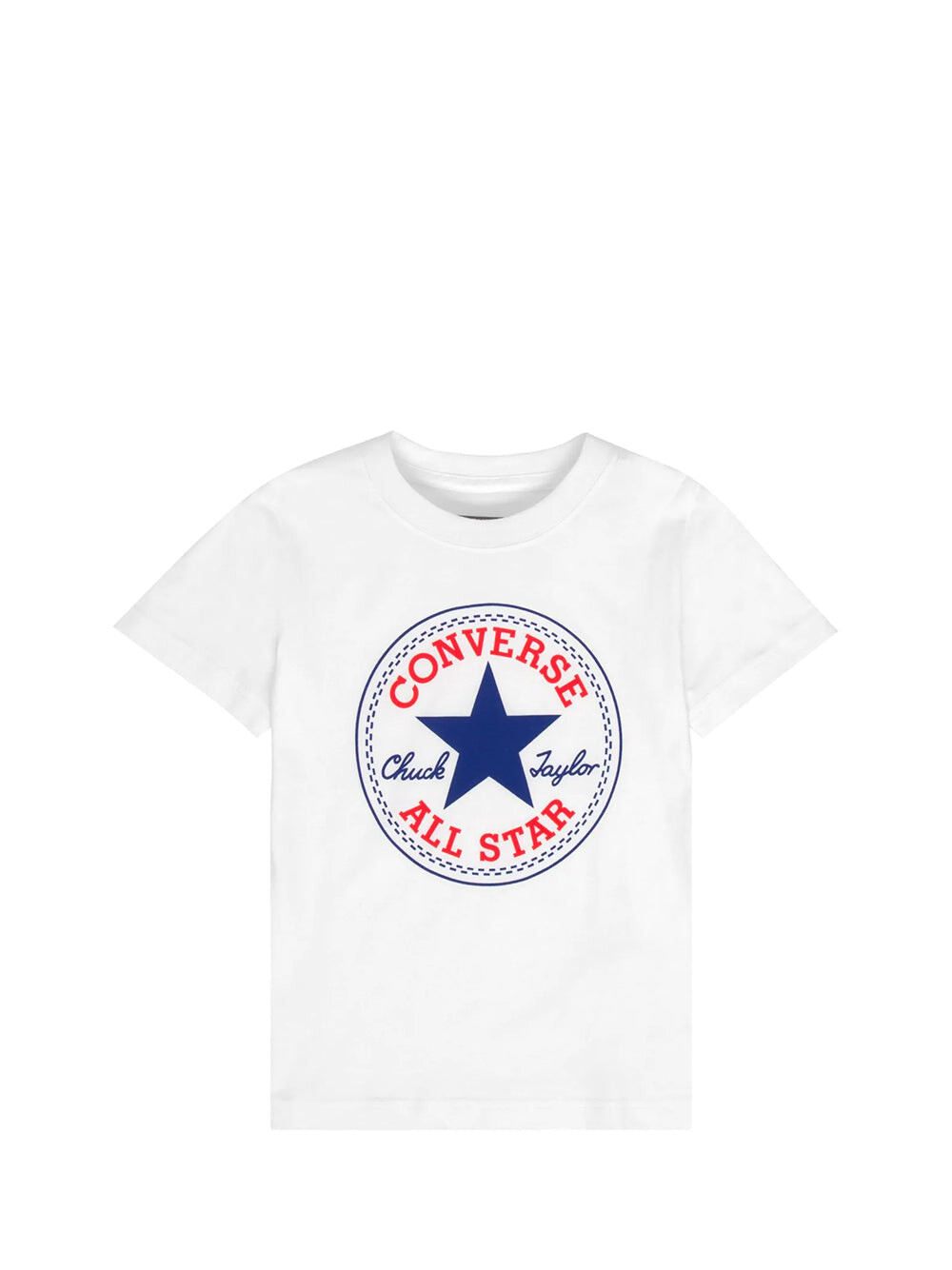 

Белая детская футболка унисекс Converse