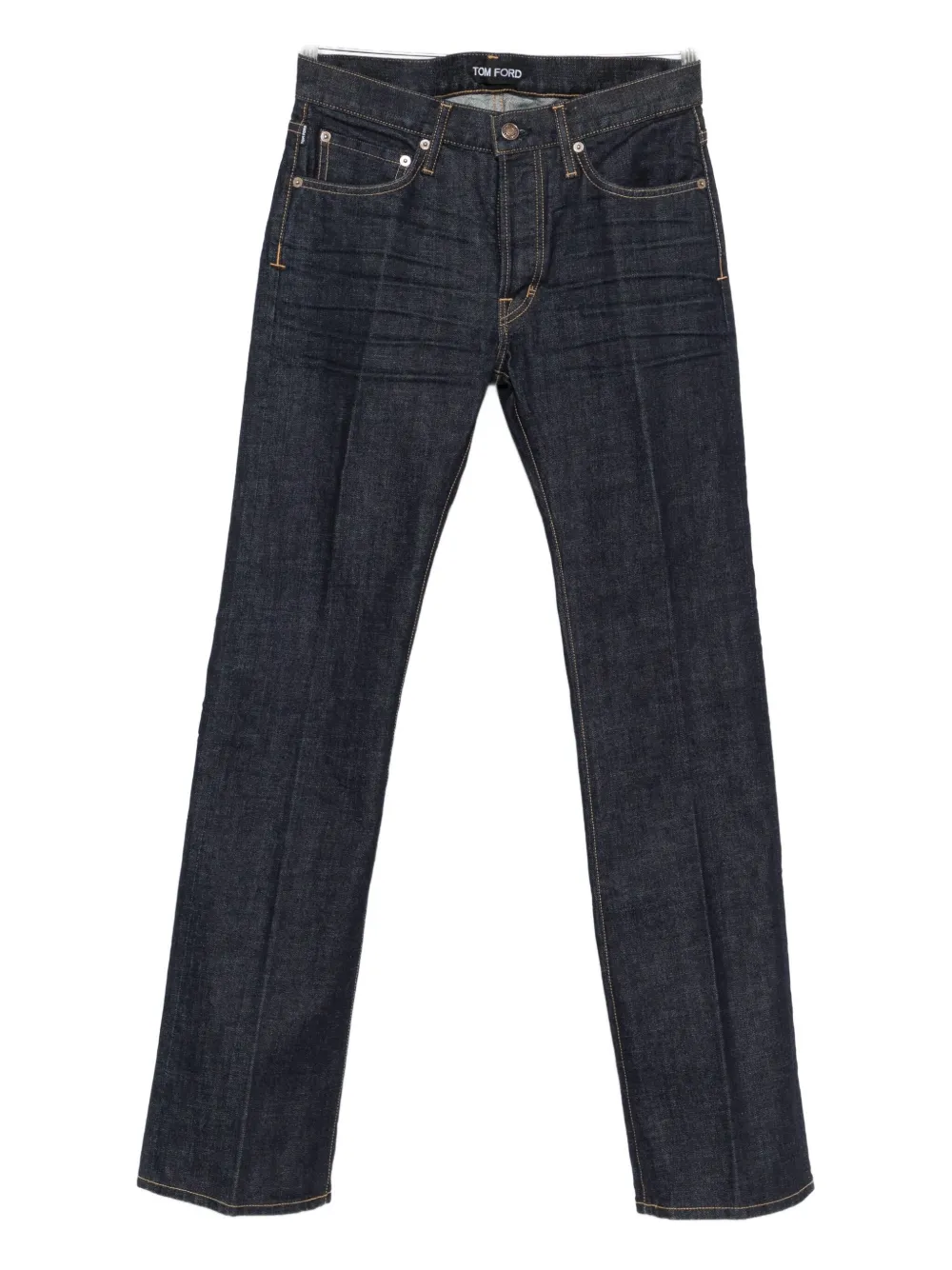 

Джинсы Bootcut из хлопка Selvedge TOM FORD, синий