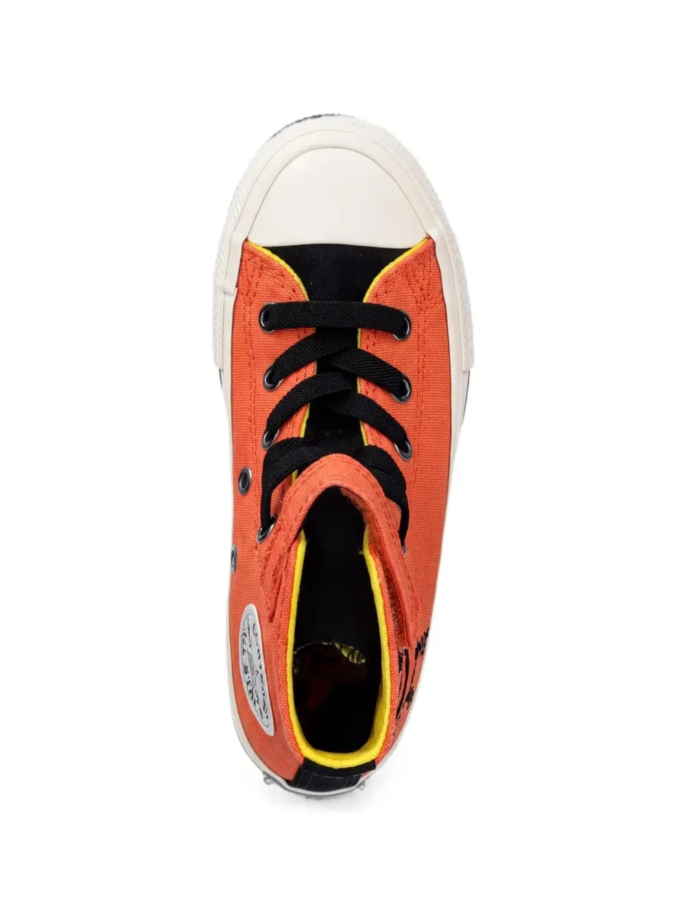 Высокие кеды из коллаборации с NARUTO SHIPPUDEN Converse Kids, оранжевый — фото 4