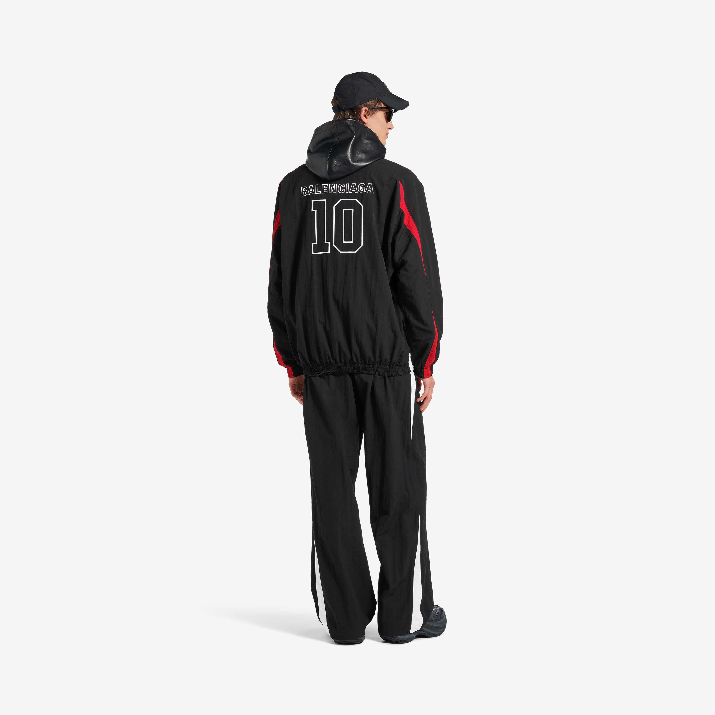 Мужские спортивные брюки Balenciaga в сотрудничестве с NBA, цвет: новый черный, черный — фото 4