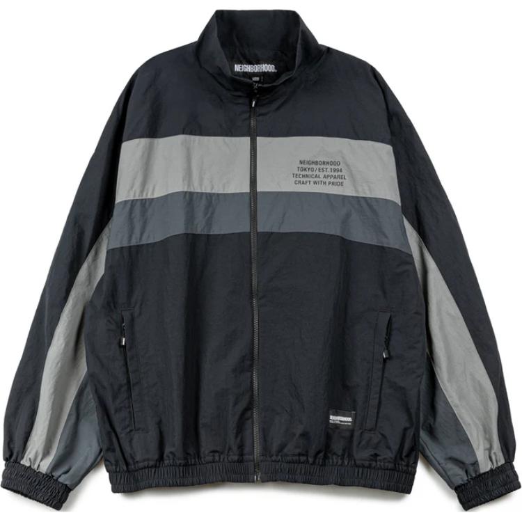 

NEIGHBORHOOD Куртка с молнией и панелями, Black