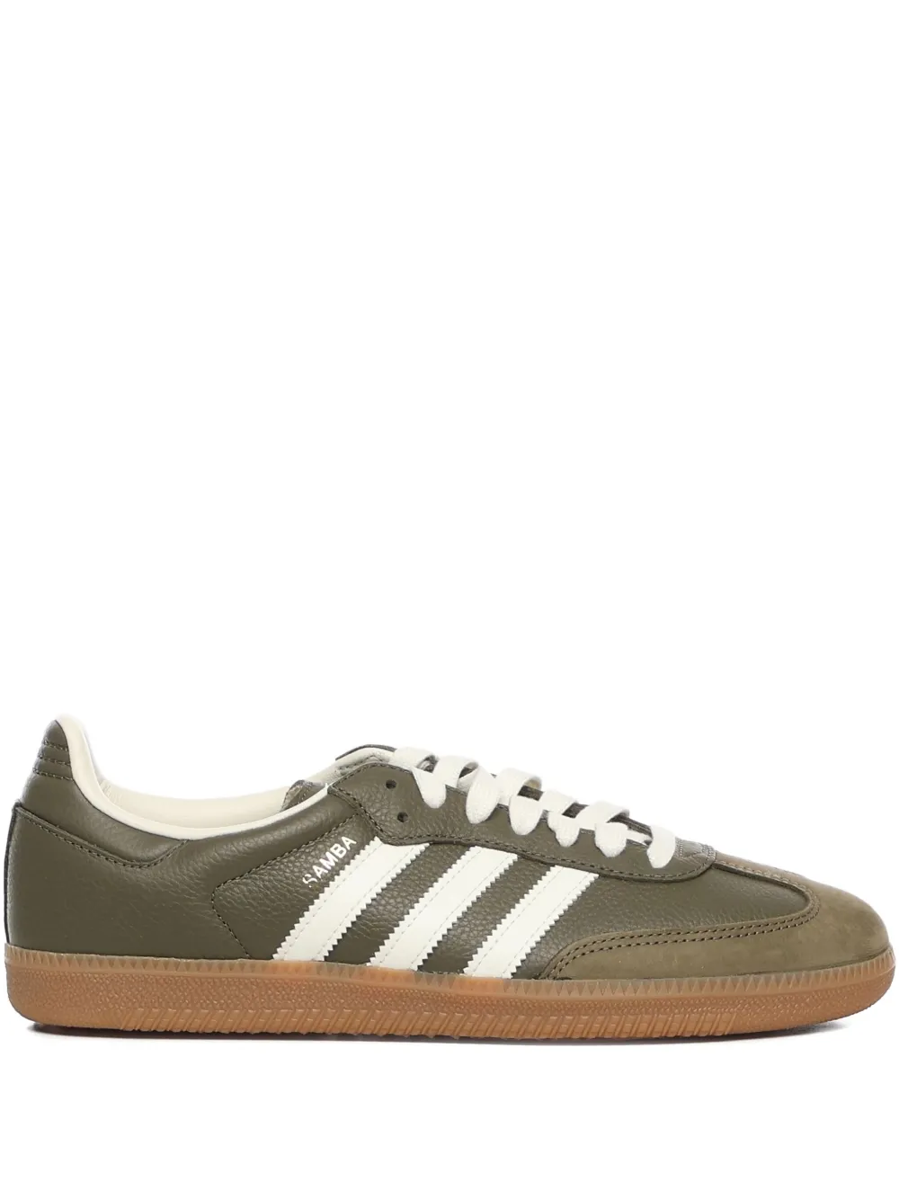 

Кроссовки Samba из замши и кожи Adidas Originals, зеленый