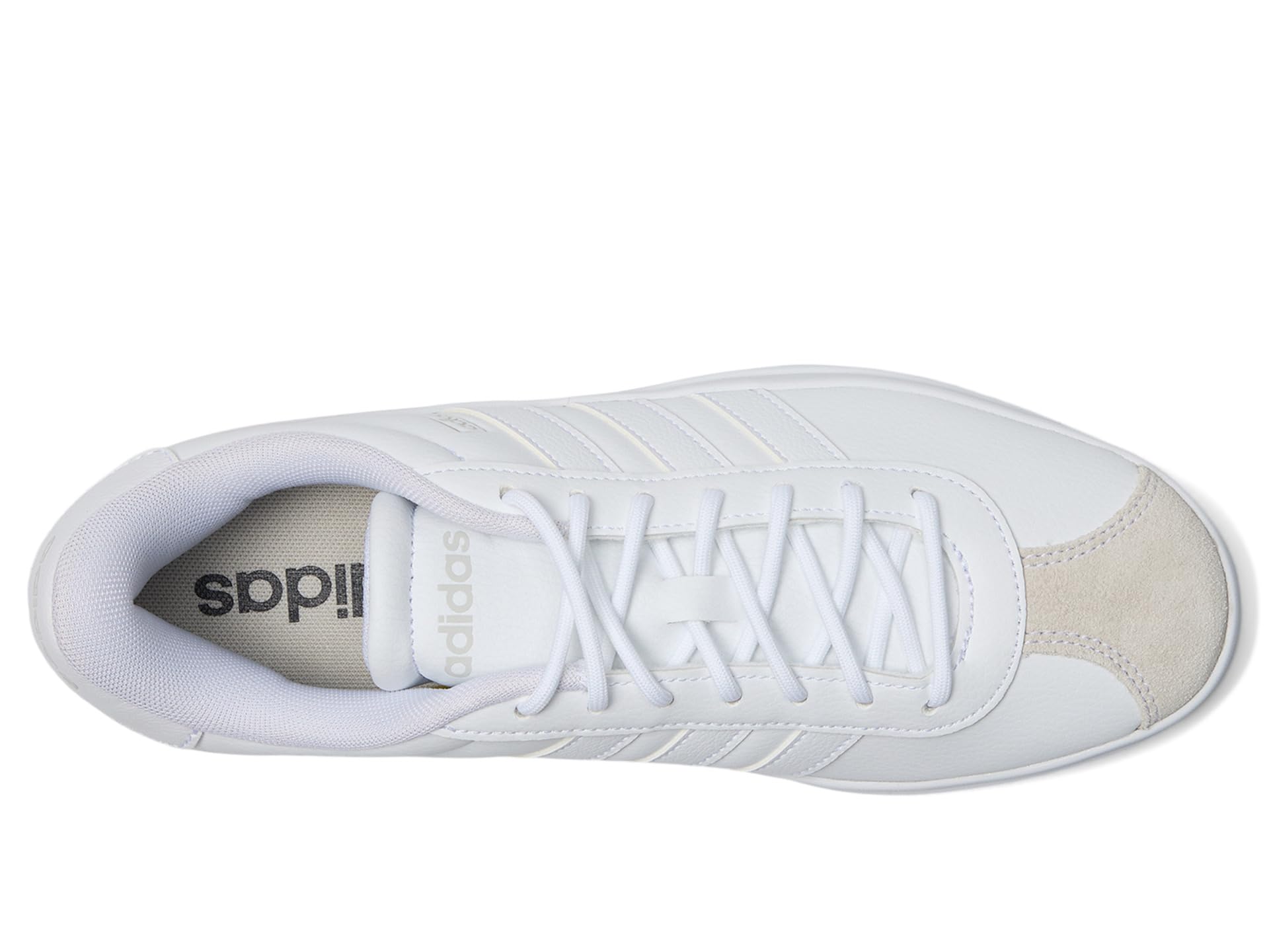 Туфли adidas VL Court, цвет White/White/Crystal White — фото 2
