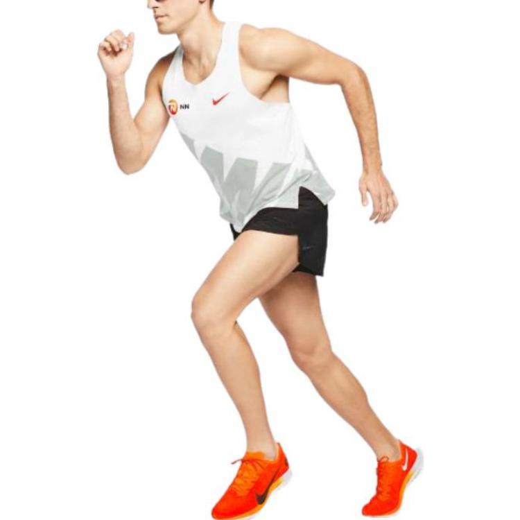 Жилет Men's Nike Chest logo Printing Breathable Running Sports White Vest — фото 3