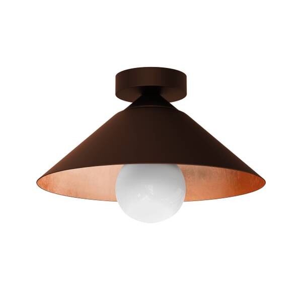 

Потолочный светильник Lumicom Chapeau цвет braun/kupfer