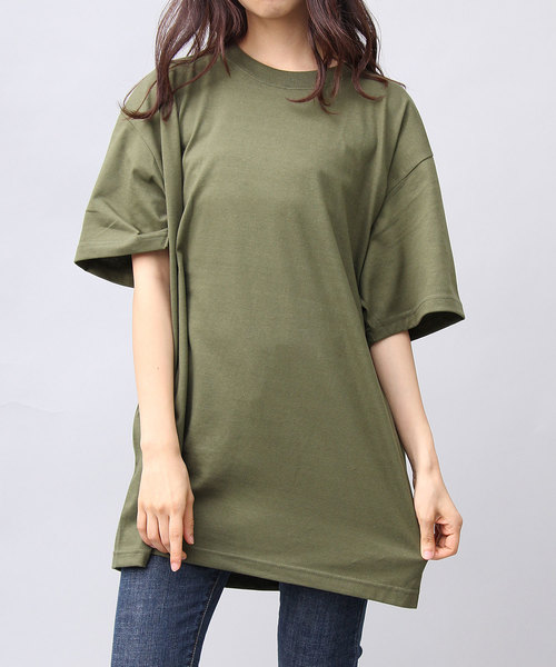 

Футболка-бокс плотная, мягкая United Athle, большой размер, зеленый