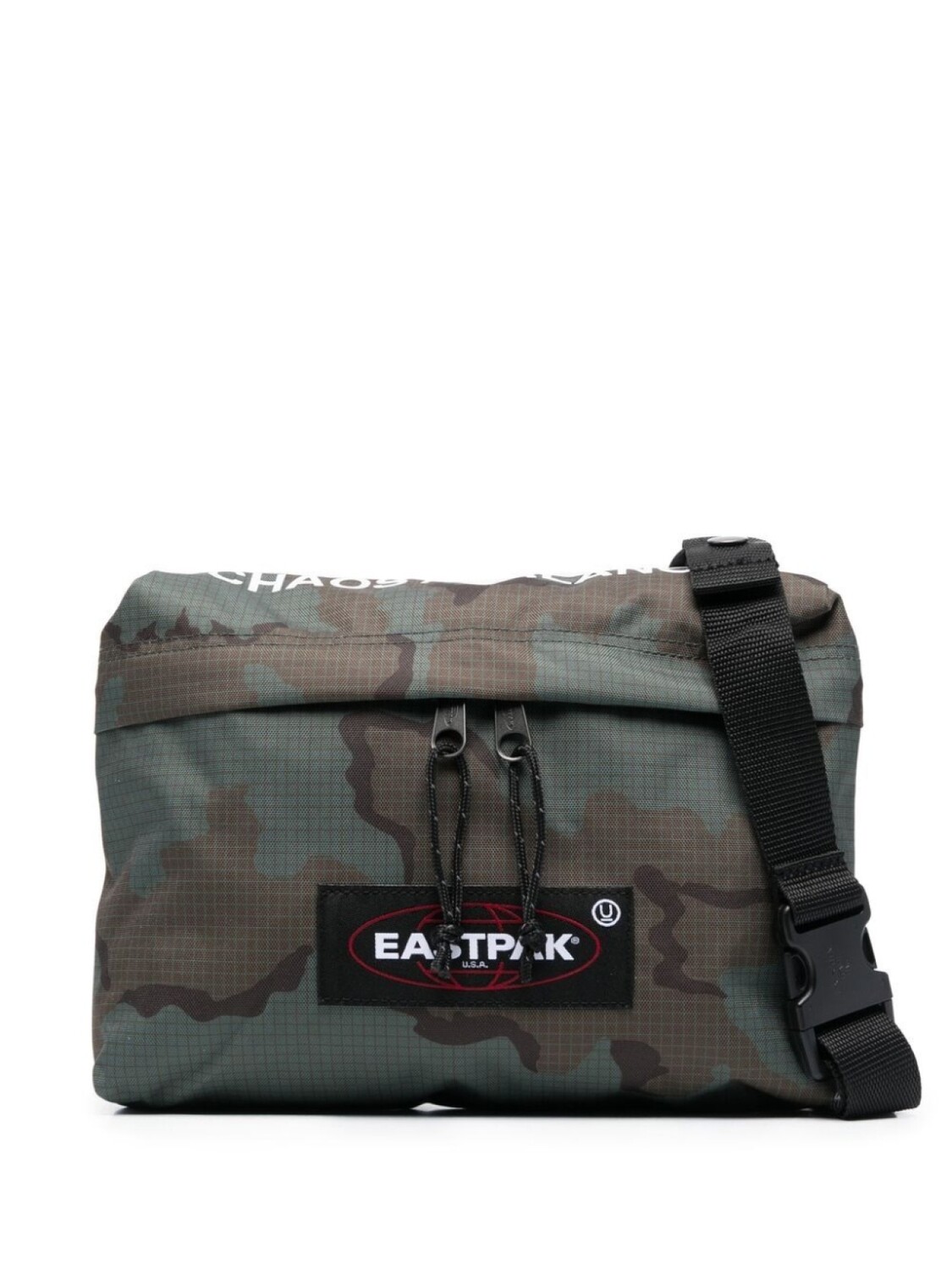 

Eastpak сумка через плечо с абстрактным узором, зеленый