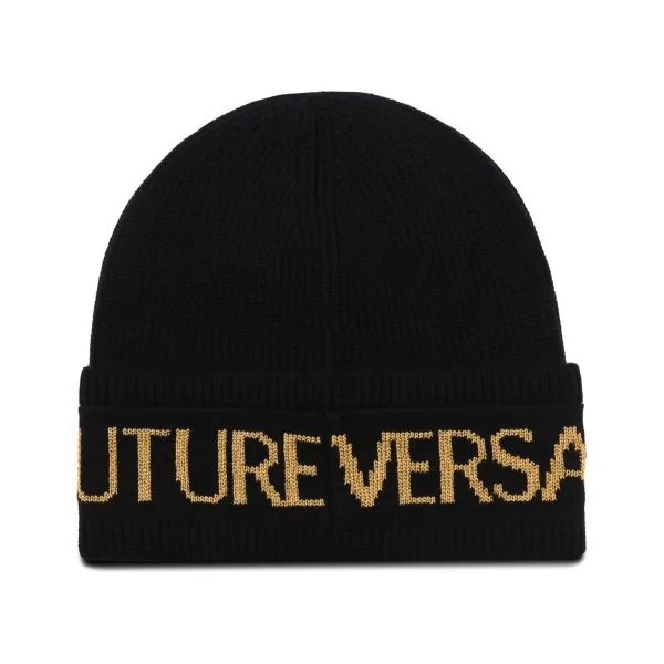 

Шапка с добавлением шерсти Versace, черный