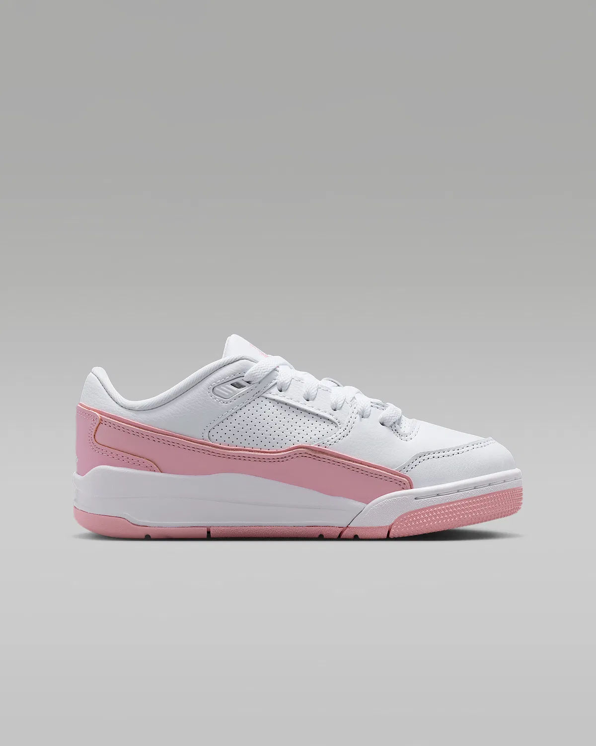 Детские кроссовки Jordan Flight Court, White/Medium Soft Pink — фото 3