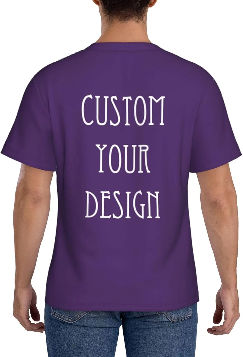 Футболка с принтом, Polyester, Purple — фото 2