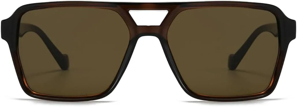 

Солнцезащитные очки с защитой UV400 | Двойная перемычка, градиентные линзы | Для женщин и мужчин, для занятий спортом на открытом воздухе и вождения DSVIGF, Gray