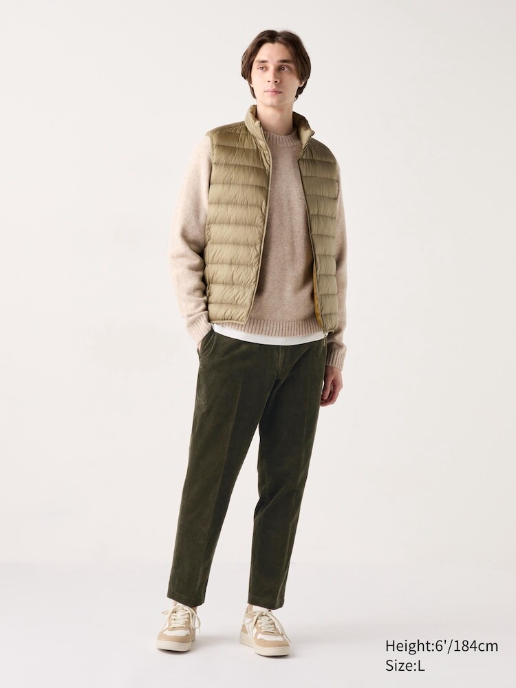 

Элегантные брюки до щиколоток вельвет Uniqlo, цвет 58 зеленый