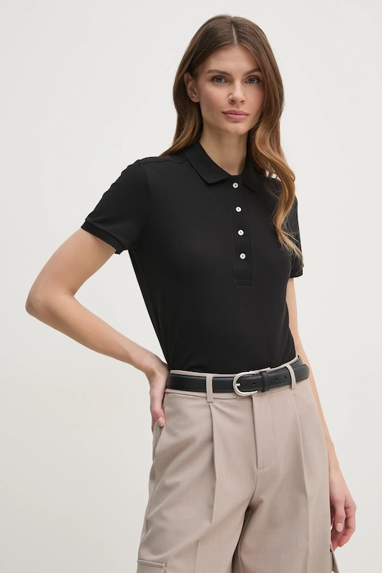 

Поло Lacoste, черный
