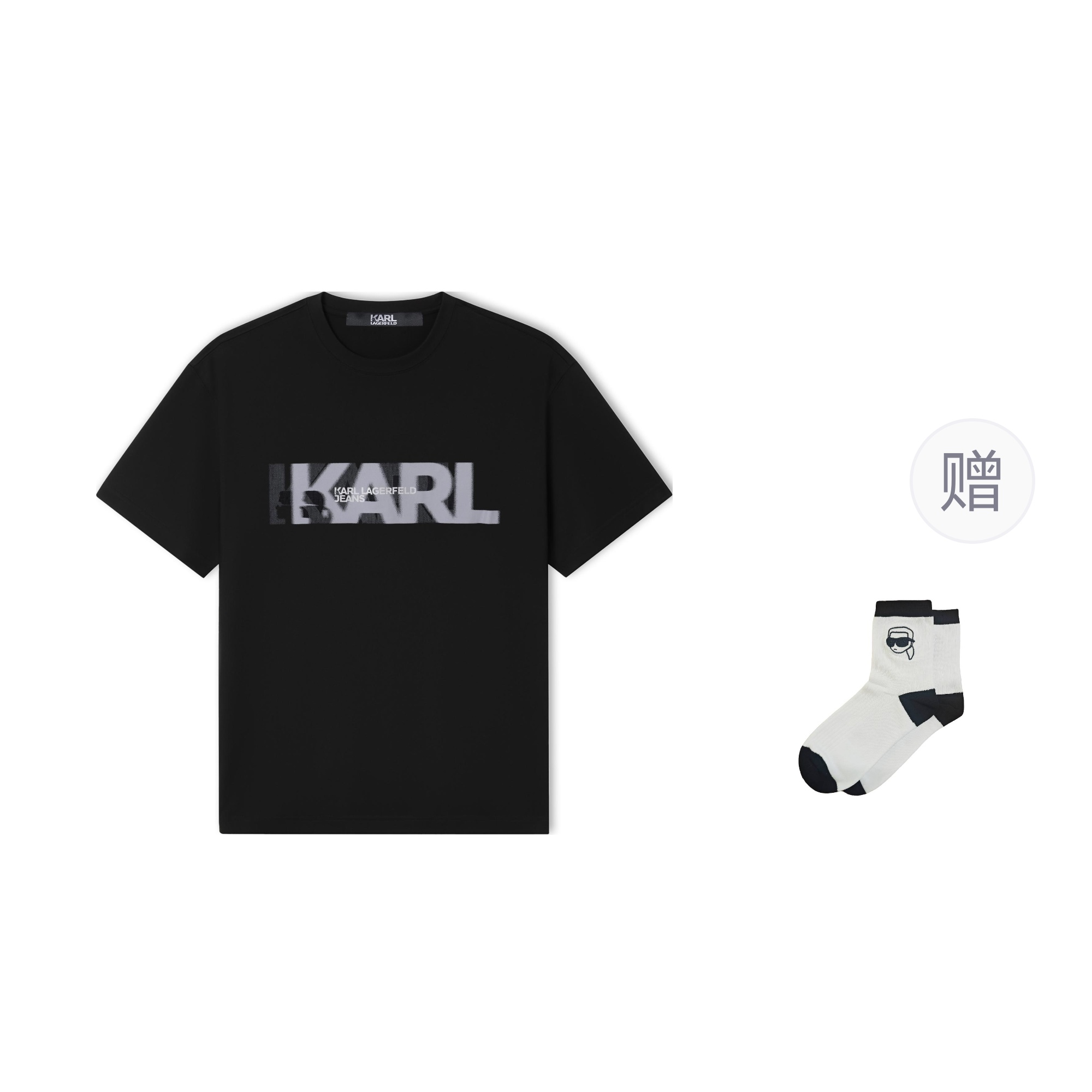 

KARL LAGERFELD / Karl Lagerfeld Jeans Футболка KARL LAGERFELD мужская черная