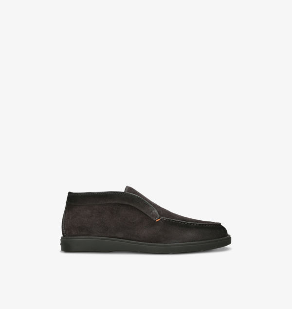 

Замшевые мокасины Detroit на толстой подошве Santoni, мультиколор