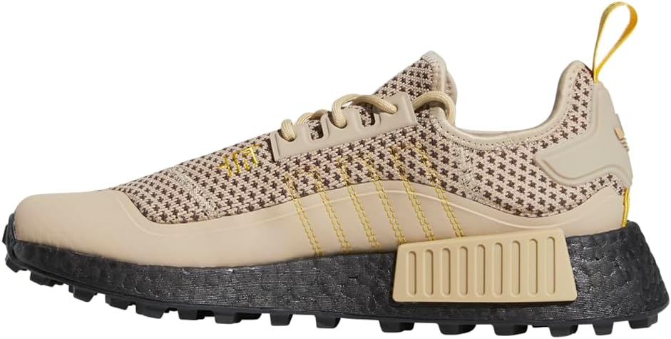 Мужские кроссовки adidas NMDR1, желтый/коричневый/хаки — фото 3