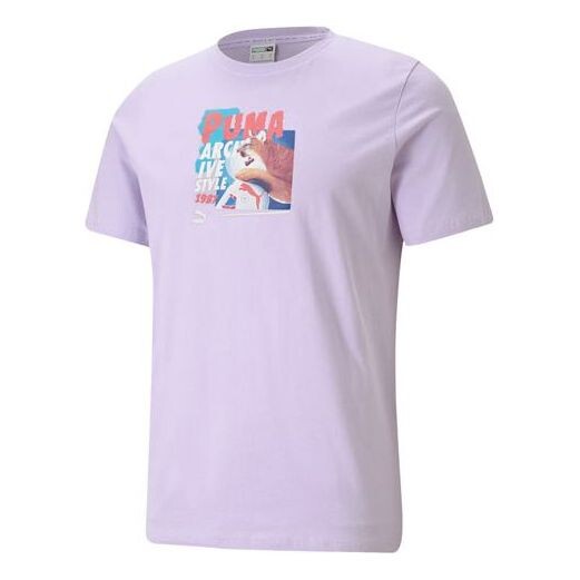 

Футболка archive t-shirt 'purple' Puma, фиолетовый