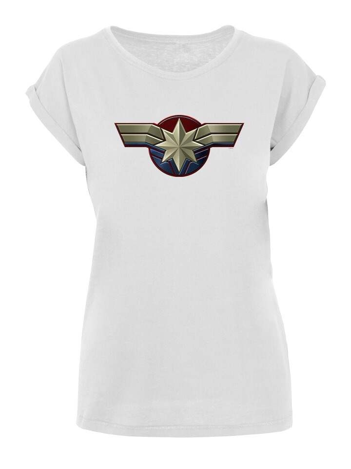 

Футболка F4NT4STIC Captain Marvel Chest Emblem, белый
