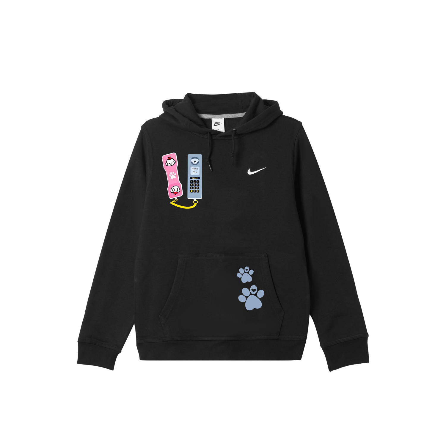 

Nike Толстовка мужская черная с капюшоном Moderate Regular, Черный, Nike Толстовка мужская черная с капюшоном Moderate Regular