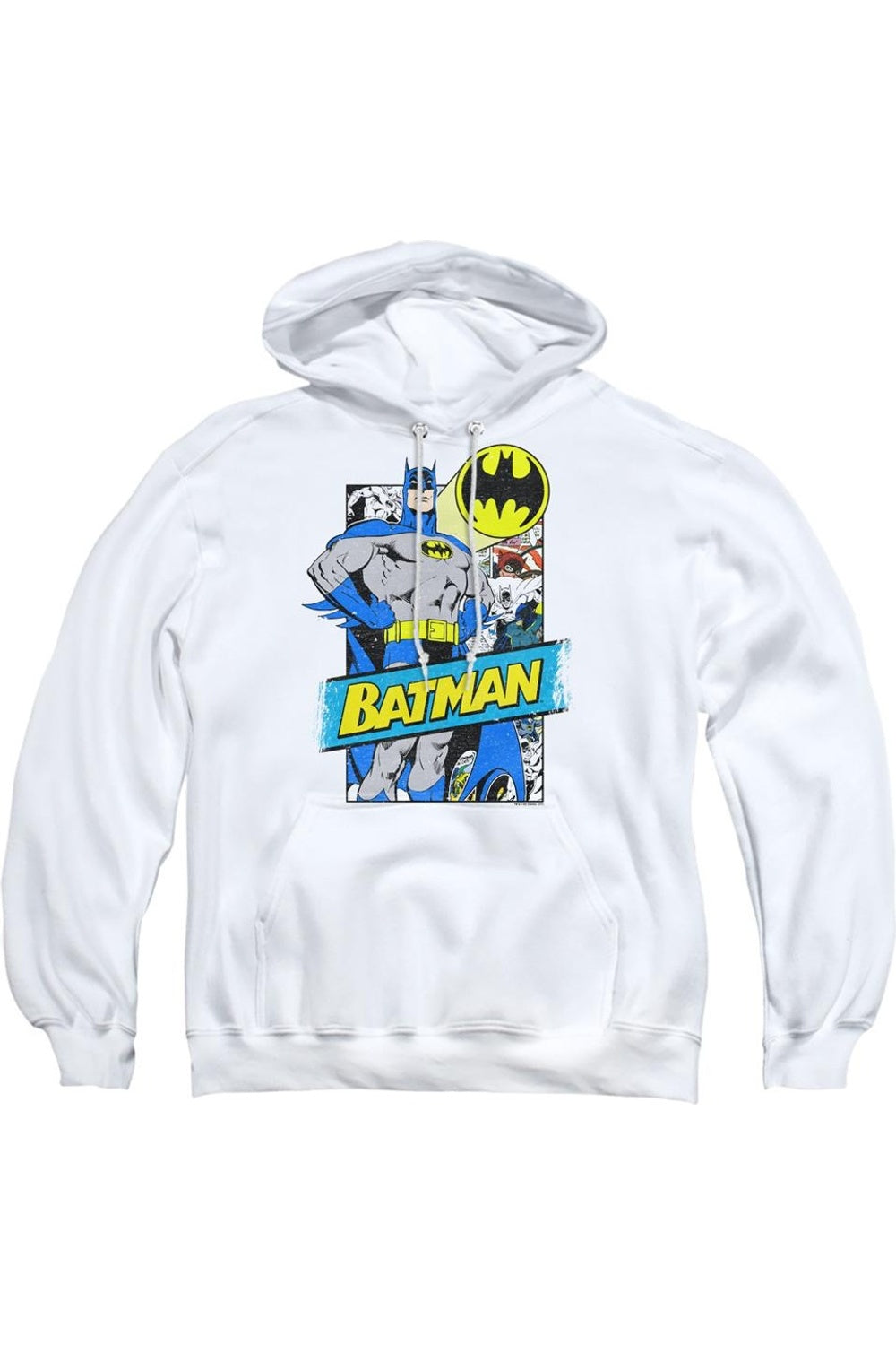 

Толстовка с капюшоном Batman Out Of The Pages для взрослых Gildan, белый
