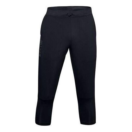 

Брюки run anywhere 7 points pants 'black' Under Armour, черный