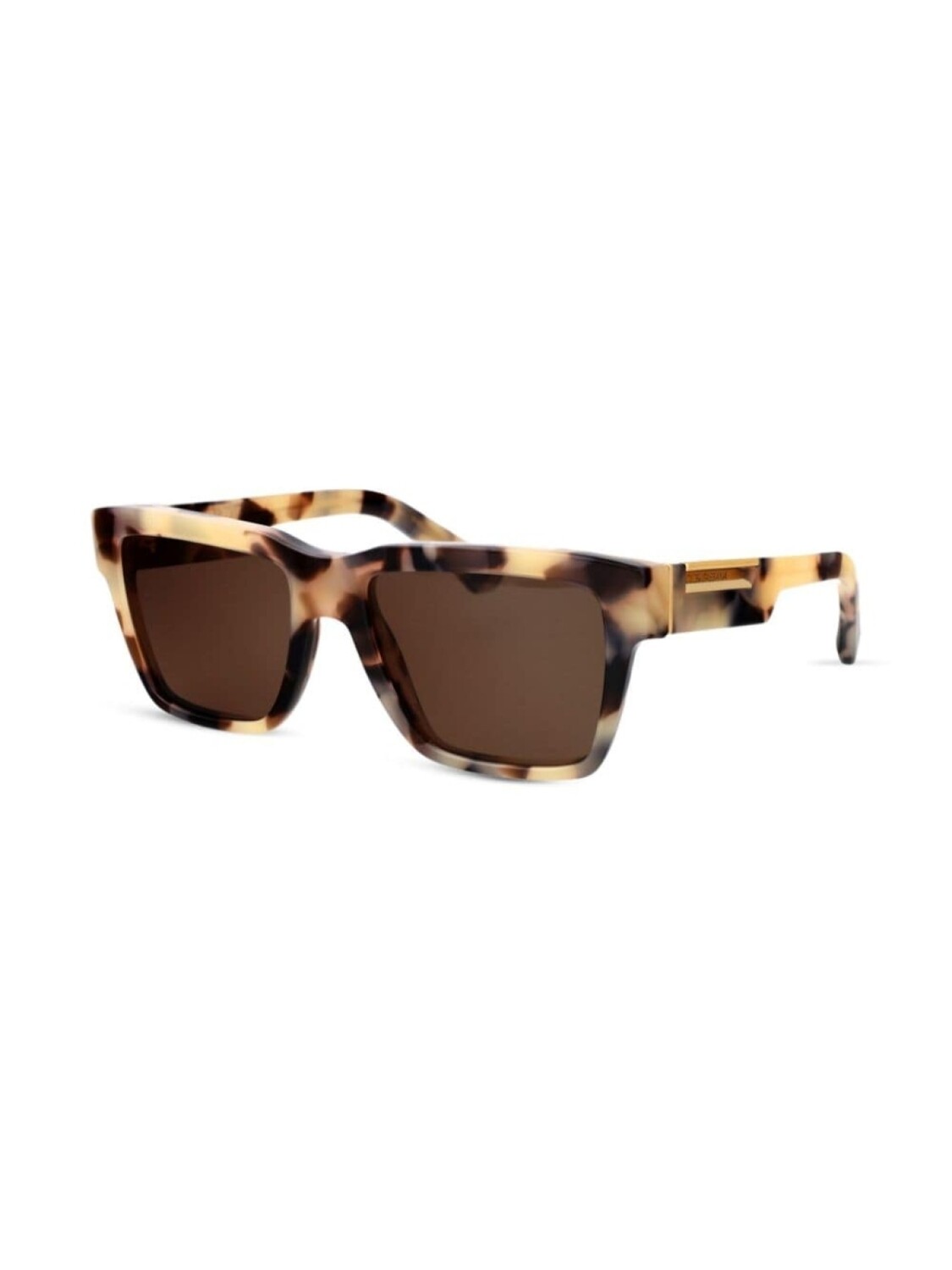 Dolce & Gabbana Eyewear солнцезащитные очки с геометрической оправой и эффектом черепахового панциря, коричневый — фото 2