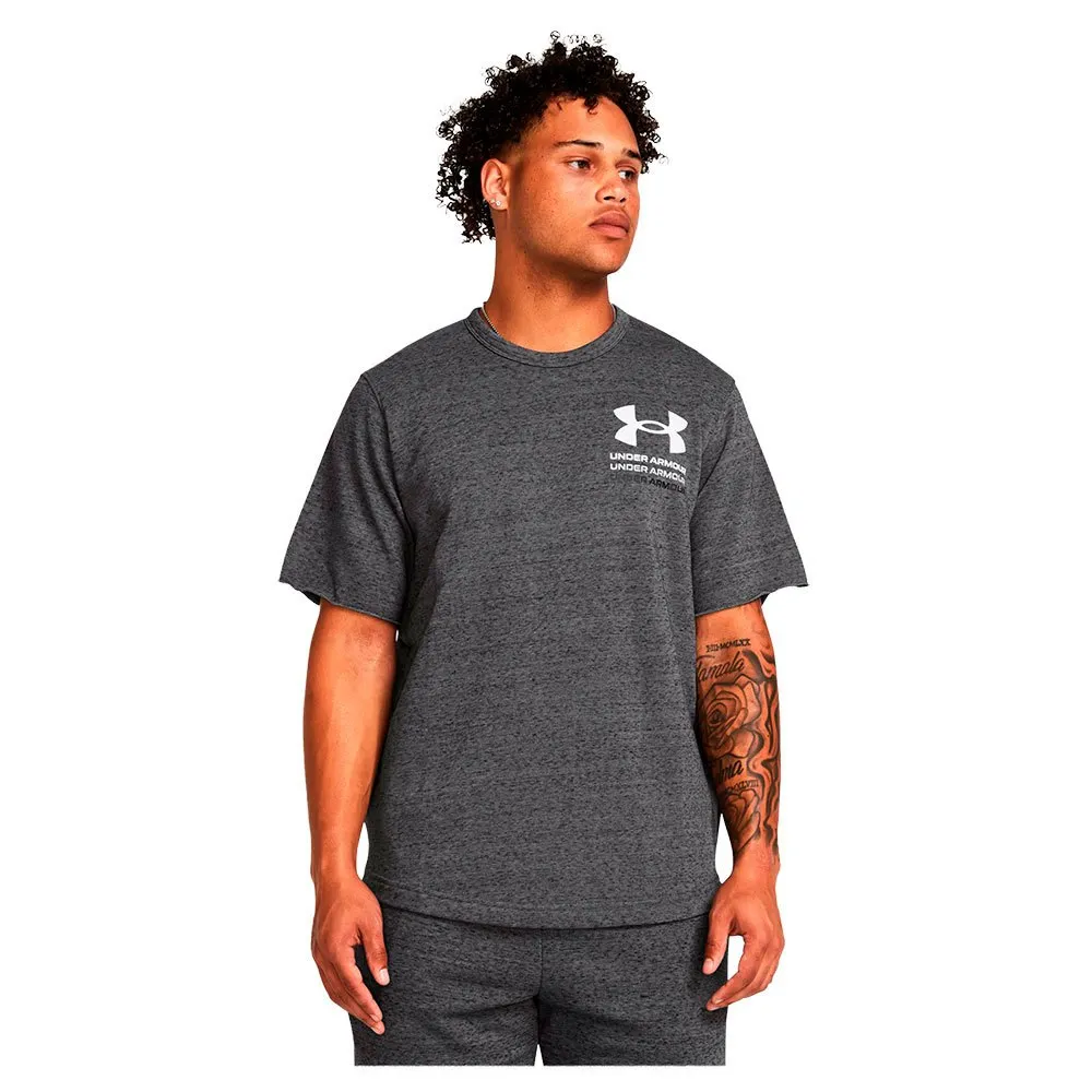 

Футболка Under Armour Rival Terry Colorblock, серый