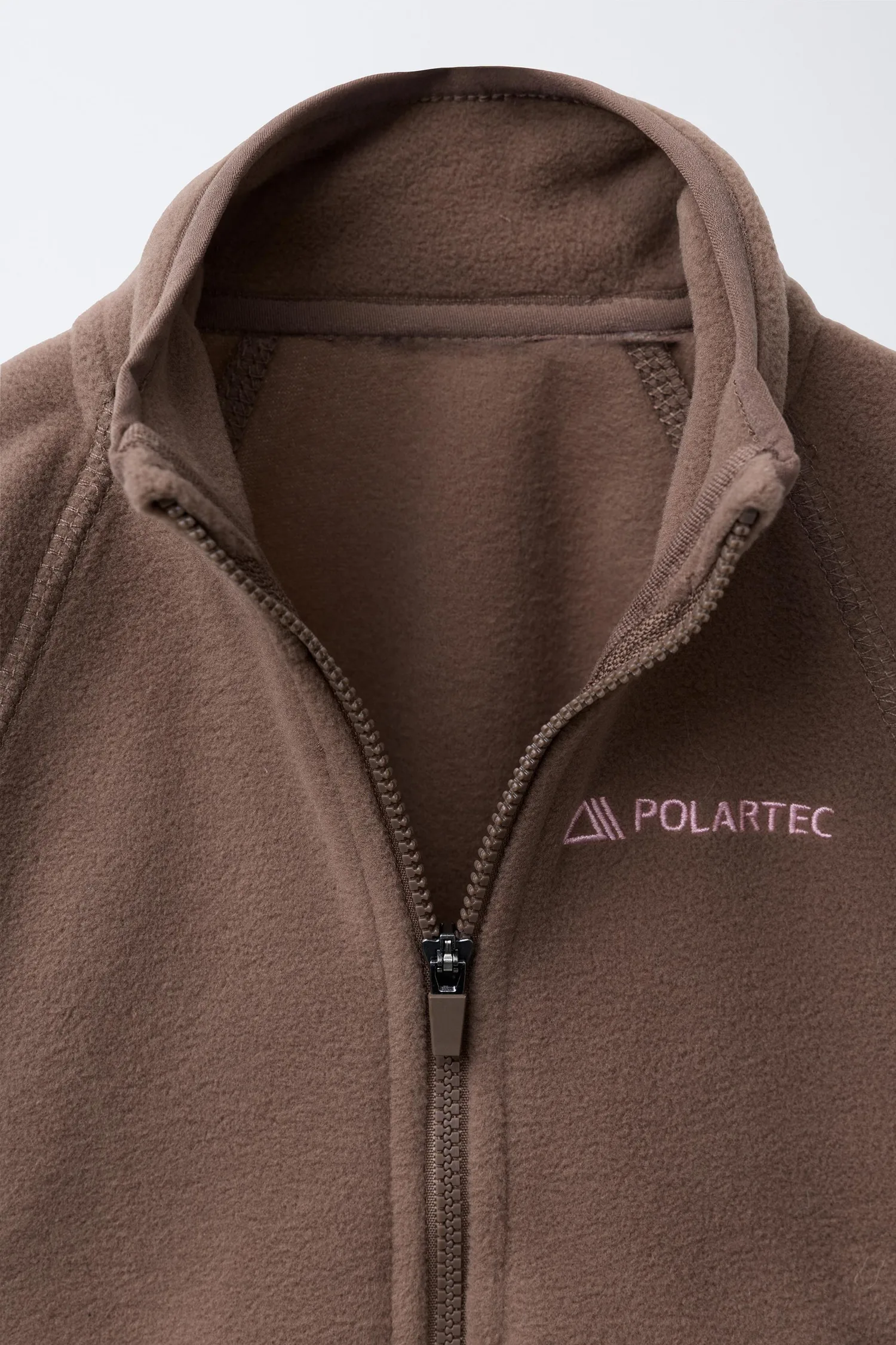 Флисовая куртка из коллекции polartec  ski Zara, коричневый — фото 3