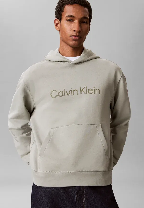 Толстовка с капюшоном Calvin Klein Standard logo hoodie, тень — фото 3