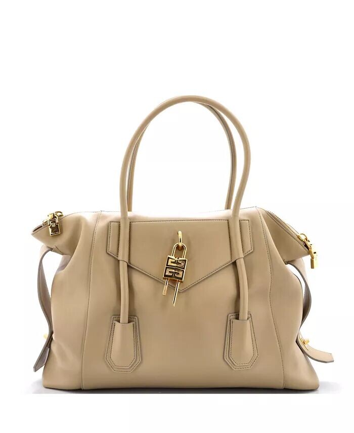 

Средняя сумка Antigona Soft Lock из кожи Pre-Owned Givenchy, коричневый/бежевый