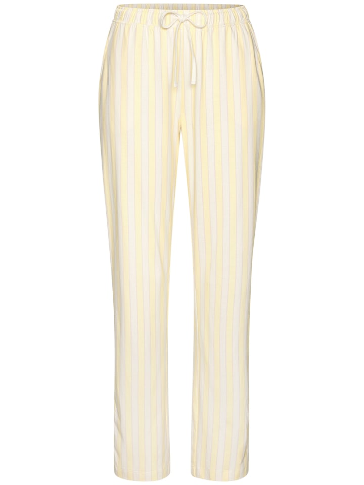 

Пижамные штаны в желтую и белую полоску VIVANCE DREAMS