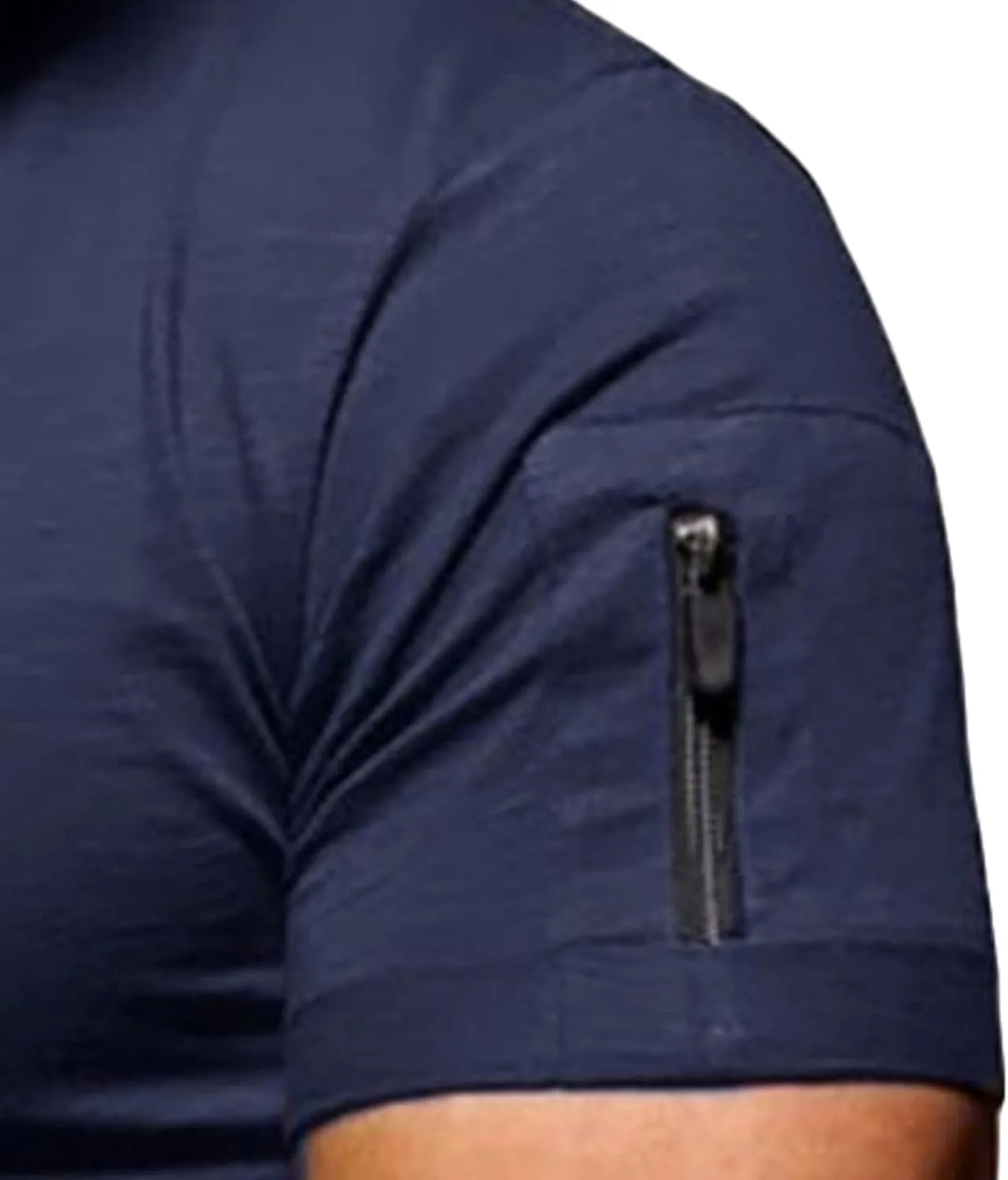 Мужская футболка V-образного выреза Muscle Slim Fit — фото 3
