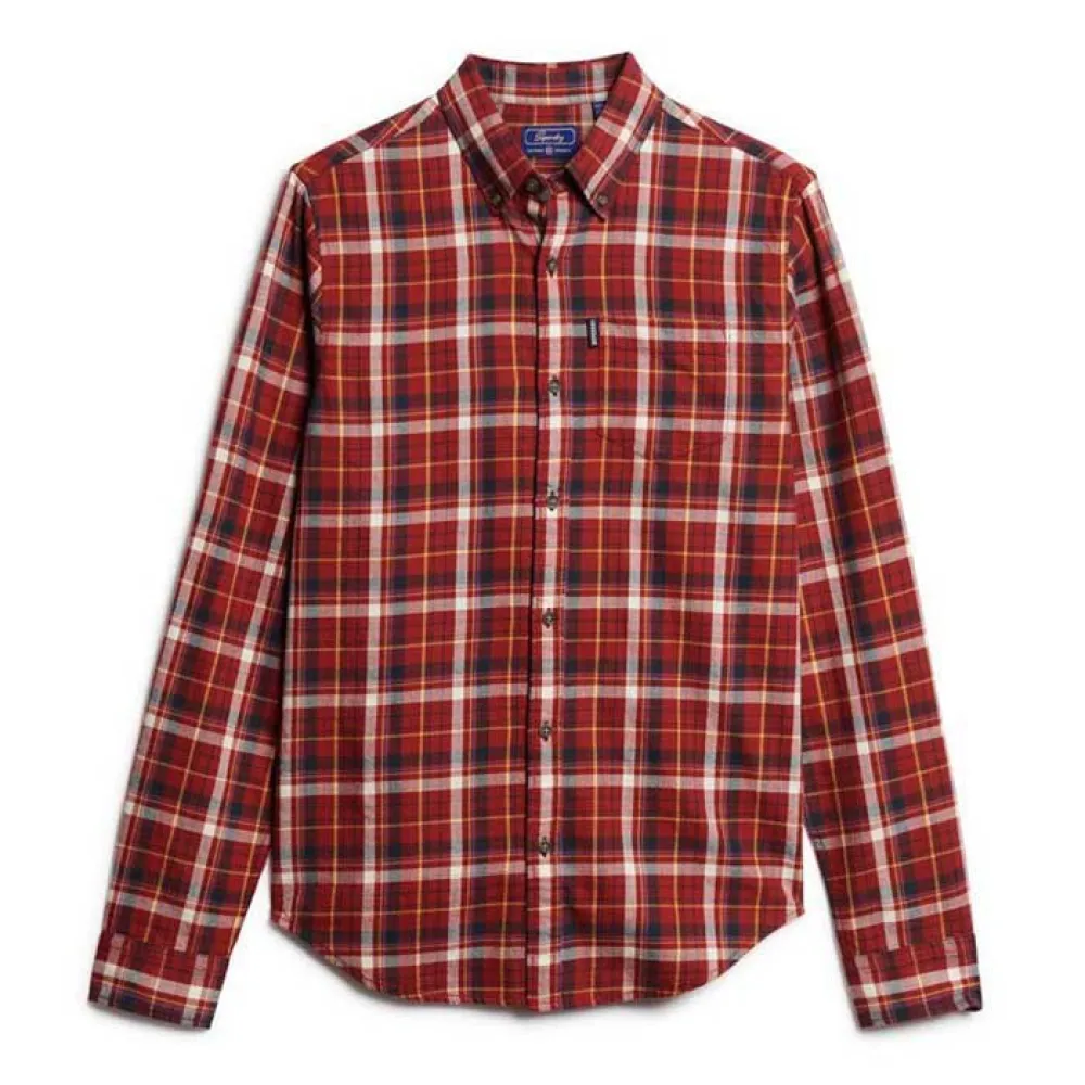 

Рубашка Superdry Vintage Check, красный