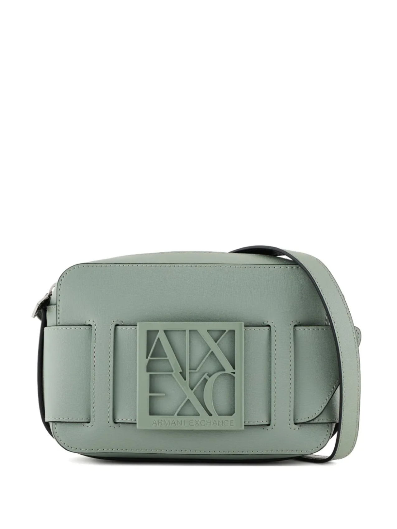 

Armani Exchange сумка через плечо с пряжкой-логотипом, зеленый
