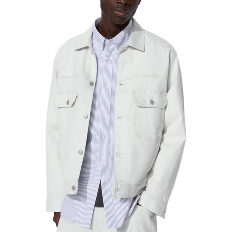 

UNIQLO Джинсовая куртка мужская айвори, Ivory