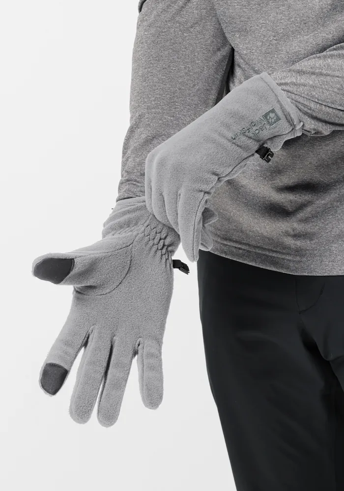 

Флисовые перчатки Jack Wolfskin "REAL STUFF GLOVE", серый