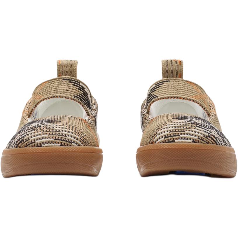 Burberry Трикотажные низкие кеды casual brown для детей — фото 4
