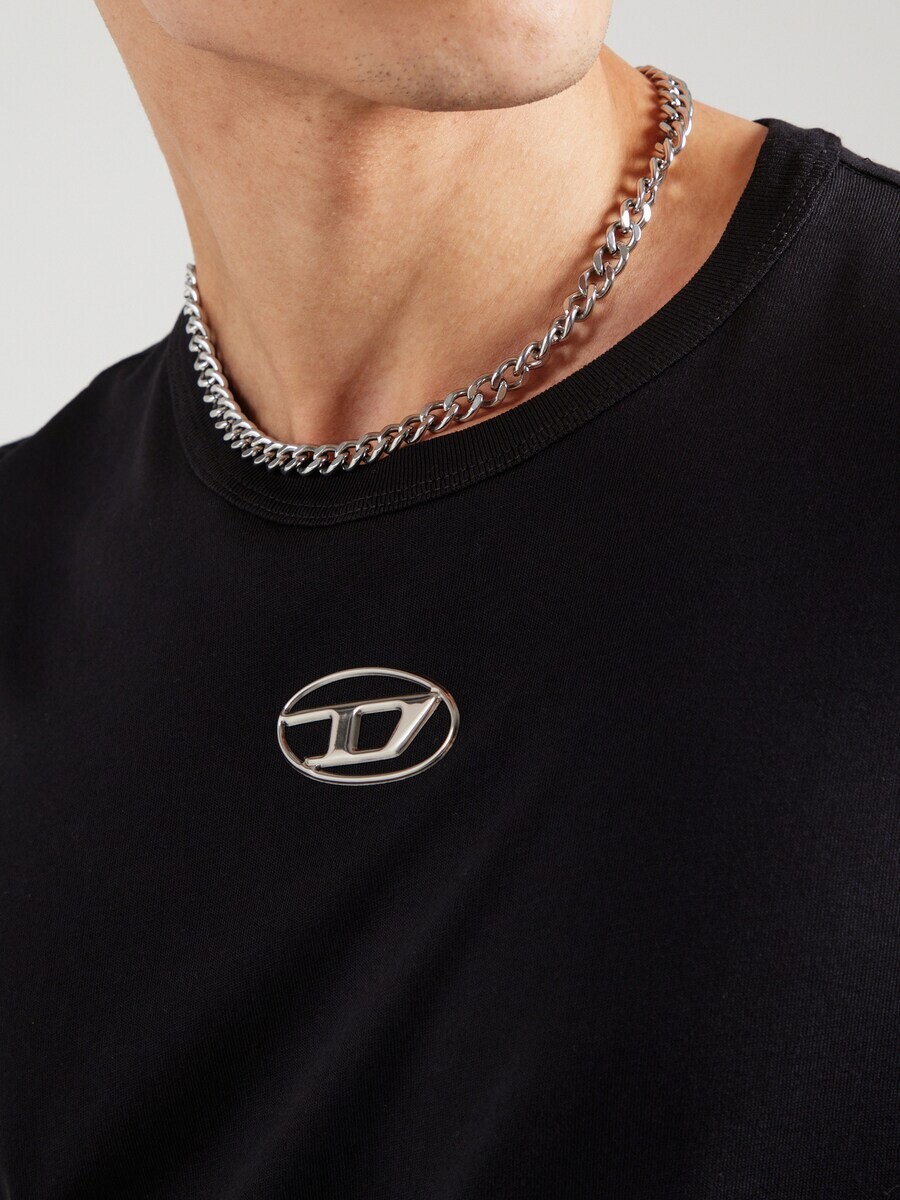 Классическая футболка DIESEL Shirt T-ADJUST-OD, черный — фото 3