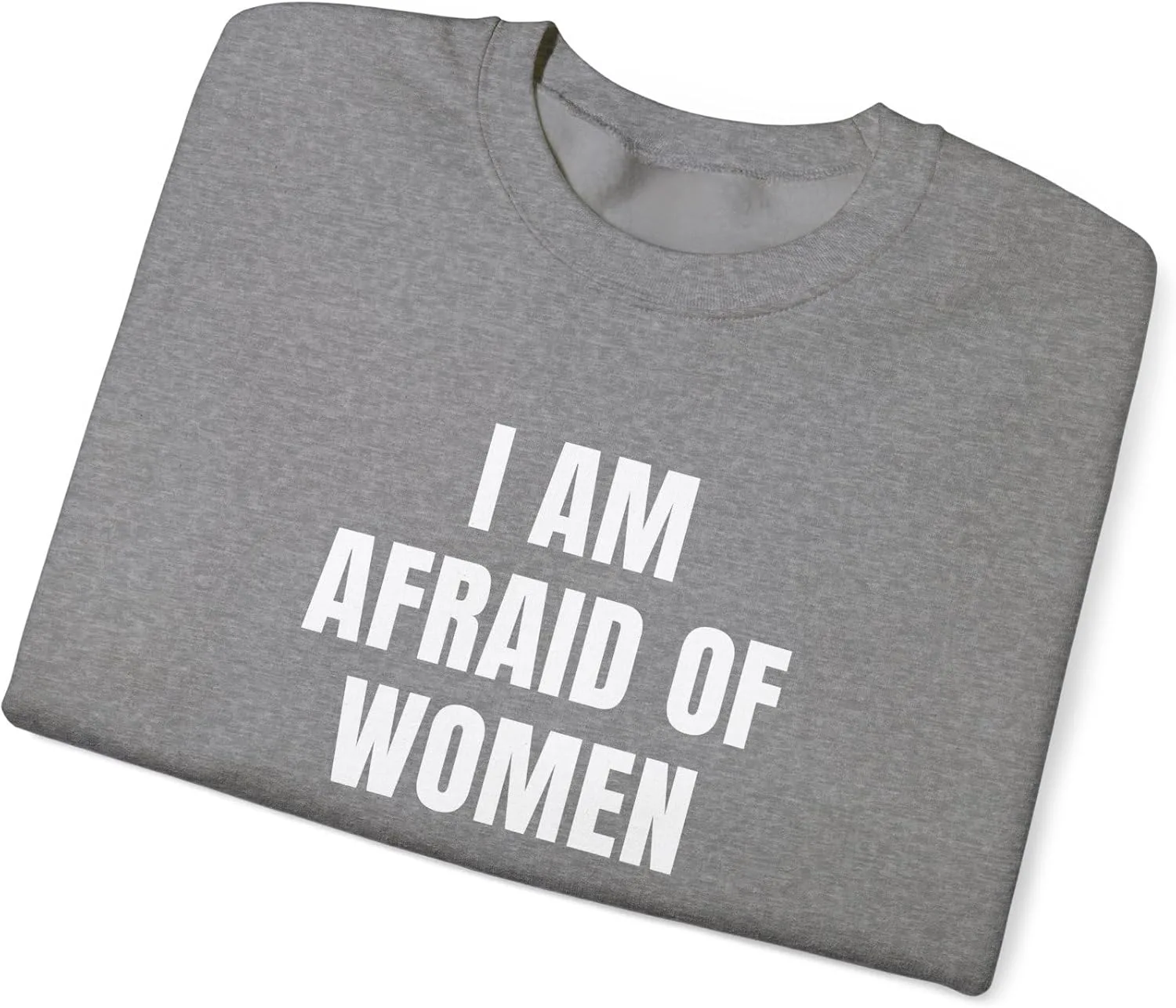 Футболка с принтом "I Am Afraid Of Women", Unisex, Heavy Blend — фото 3