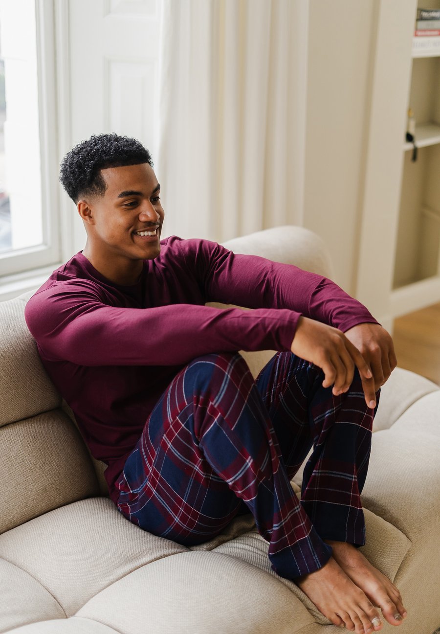 

Пижамный комплект Phil & Co. Berlin SET, Bordeaux Red/Blue/Bordeaux